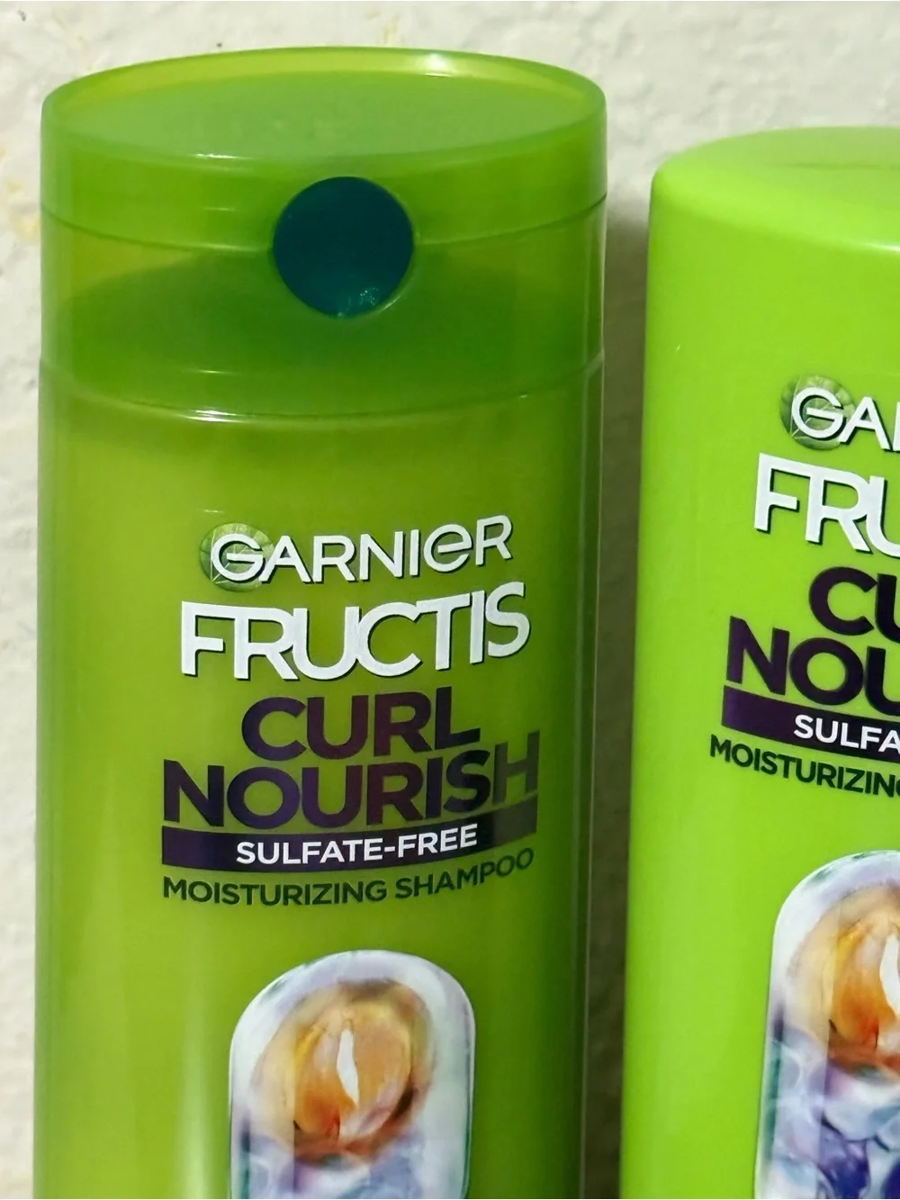 Garnier Fructis Curl Nourish Shampoo & Conditioner - Bright Lime Green